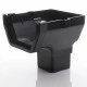 Anthracite Square Square Stop End Outlet 7016  