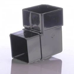 Anthracite Grey Square Down Pipe 92.5 Degree Bend  7016  