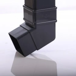 Anthracite Grey Square Down Pipe 112 Degree Off Set Bend  7016  
