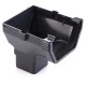 Anthracite Square Square Stop End Outlet 7016  