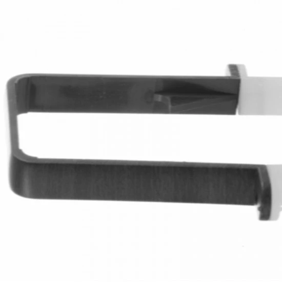 Anthracite Grey Square Standard Down Pipe Clip Bracket 7016  