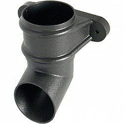 Cast Effect Round Down Pipe Shoe with Lugs 