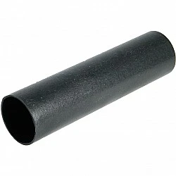Flopast Cast Effect 2.5m Black 68mm Round Downpipe