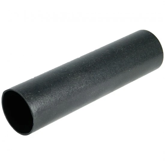 Flopast Cast Effect 2.5m Black 68mm Round Downpipe