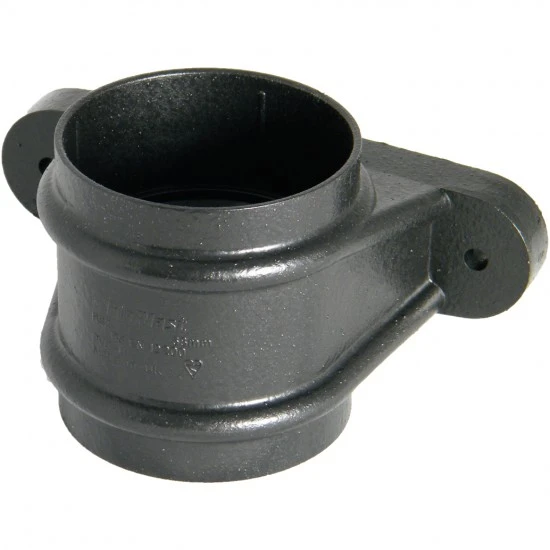 Cast Effect Round Downpipe Socket with Lugs