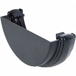 Cast Effect Round Gutter External Stop End 