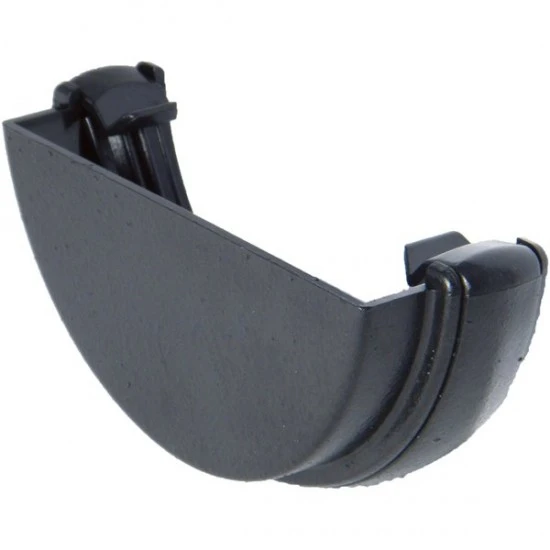 Cast Effect Round Gutter External Stop End 