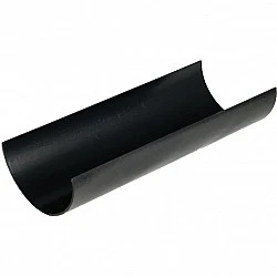 Cast Effect Round Black 4m Gutter