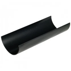 Cast Effect Round Black 4m Gutter