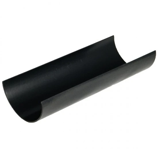 Cast Effect Round Black 4m Gutter