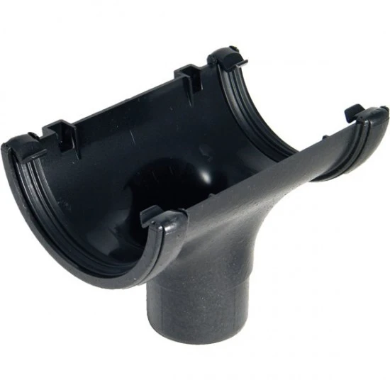 Cast Effect Guttering Half Round In-Line Running Outlet