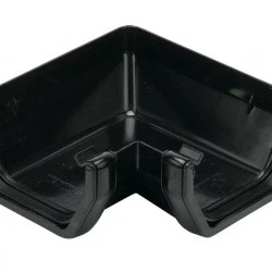Black Square 90º Gutter Bend (RAS1B)