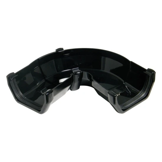 Black Square Gutter Adjustable Angle 50° - 156° (RAS3B)