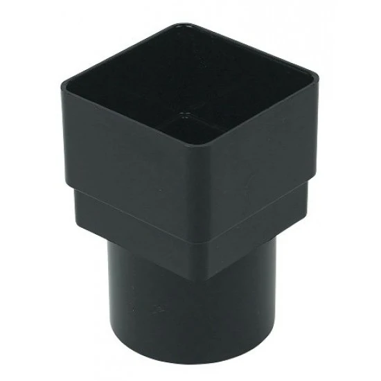 65mm Black Square to 68mm Round Downpipe Converter
