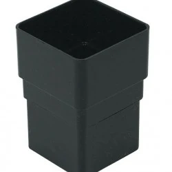  65mm Black Square Downpipe Joint (ASS1B)