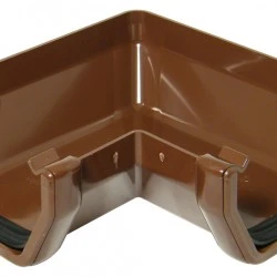 Brown Square 90º Gutter Bend (RAS1V)