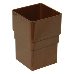 65mm Brown Sqaure Downpipe Joint