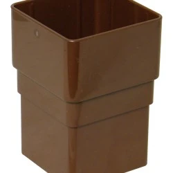 65mm Brown Sqaure Downpipe Joint