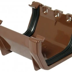 Brown Square Gutter Union Joint 