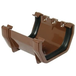 Brown Square Gutter Union Joint 