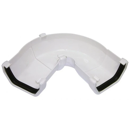 White Square Gutter Adjustable Angle 50° - 156° (RAS3W)