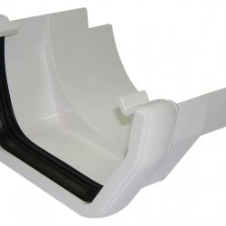 White Square Gutter to Cast Iron Adapter (RDS5W)