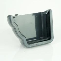 Anthracite Grey Niagara External Stop End Left Hand RAL 7016