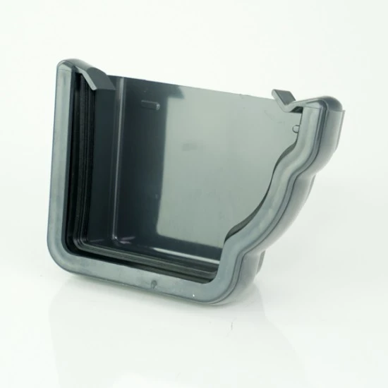 Anthracite Grey Niagara External Stop End Right Hand RAL 7016