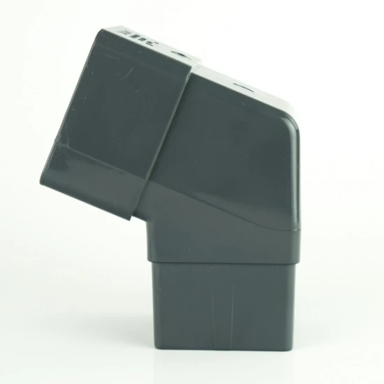Anthracite Grey 112° Square Offset Bend RAL 7016