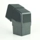Anthracite Grey 112° Square Offset Bend RAL 7016