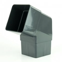 Anthracite Grey 112° Square Offset Bend RAL 7016