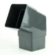 Anthracite Grey 112° Square Offset Bend RAL 7016
