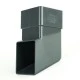 Anthracite Grey Square Shoe RAL 7016