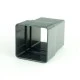 Anthracite Grey Square Downpipe Socket RAL 7016