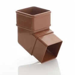 Caramel Square Down Pipe 112 Degree Off Set Bend