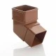 Caramel Square Down Pipe 112 Degree Off Set Bend