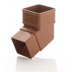 Caramel Square Down Pipe 112 Degree Off Set Bend