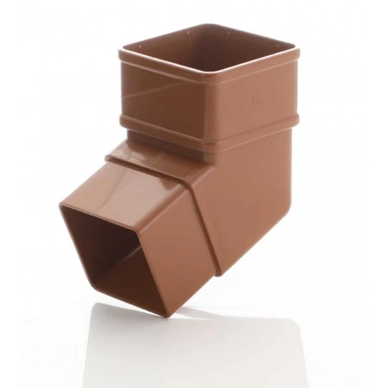 Caramel Square Down Pipe 112 Degree Off Set Bend