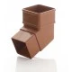 Caramel Square Down Pipe 112 Degree Off Set Bend