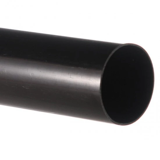 Black Round Downpipe 4 m Length
