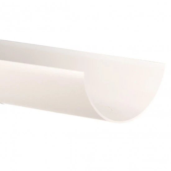 White Guttering 4m Gutter Length