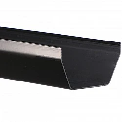 Black Square Guttering 112mm x 4m Gutter Black Square Guttering 112mm x 4m Gutter