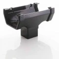 Aquaflow Black Square Gutter with Downpipes | Premium Rainwater System