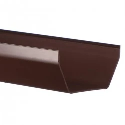 Brown Square Guttering 114mm x 4m Brown Square Guttering 114mm x 4m