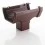 Aquaflow Brown Square Gutter with Downpipes | Complete Rainwater System