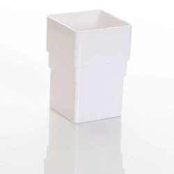 White Square Down Pipe Joint