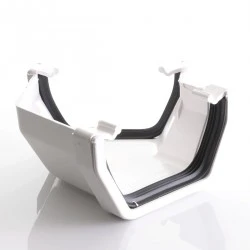 White Square 135º Gutter Bend (AAS2W) Aquaflow