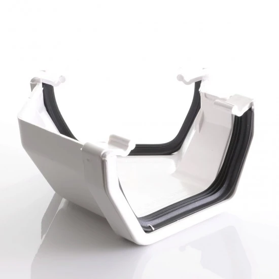 White Square 135º Gutter Bend (AAS2W) Aquaflow