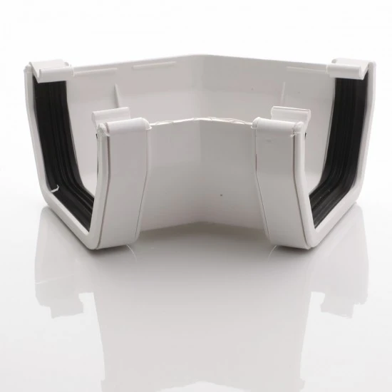 White Square 135º Gutter Bend (AAS2W) Aquaflow