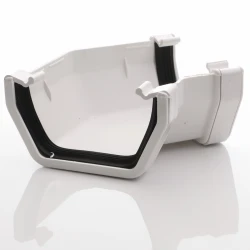 White Square 135º Gutter Bend (AAS2W) Aquaflow